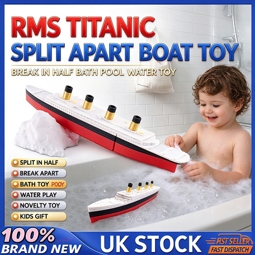 Rms titanic split apart boat - split,