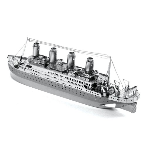 Titanic metal puzzle model - 3d,