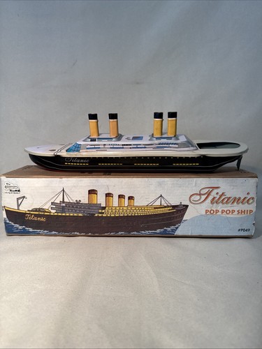 Vintage tin treasure titanic - vintage,