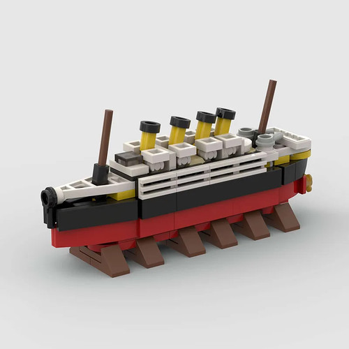 Moc mini titanic - titanic, boat