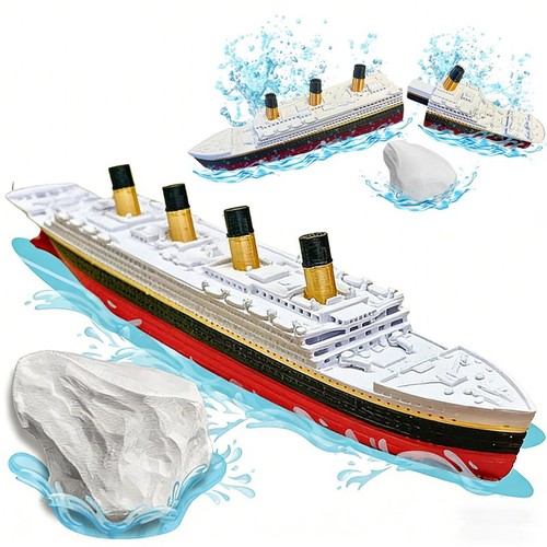 Rms titanic split half - in,