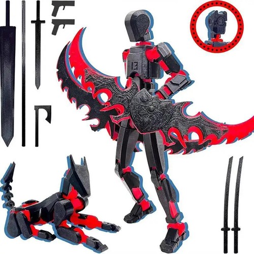 T13 printed action - 3d, figure