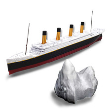 12” RMS Titanic Model