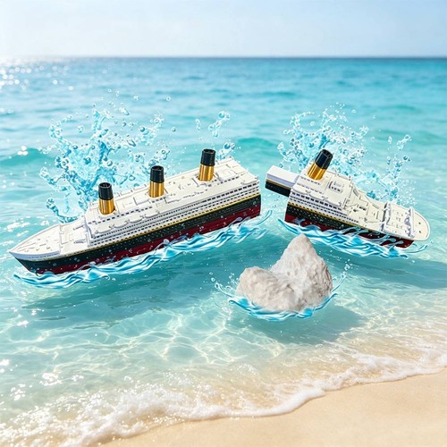 Split half titanic bath - split,