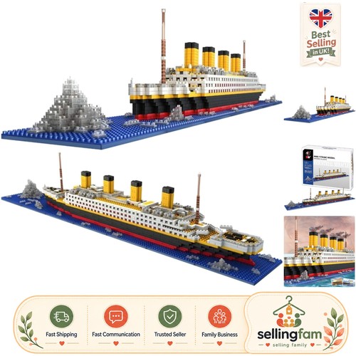 Titanic 1860 piece building - titanic,